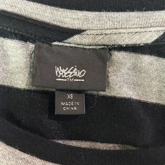 Adorable, extra small, black and gray stripe tunic - Picture 6 of 7